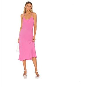 Flynn Skye / Lynn Midi Dress / Peony Pink